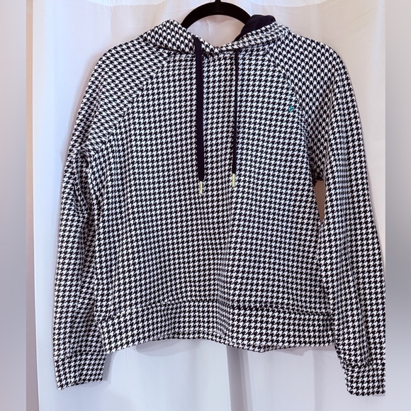Tommy Hilfiger Tops - Tommy Hilfiger Houndstooth Hoodie Size Small